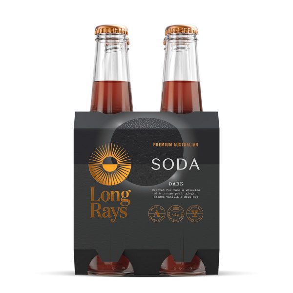 Long Rays Australian Dark Soda (4x 275ml)