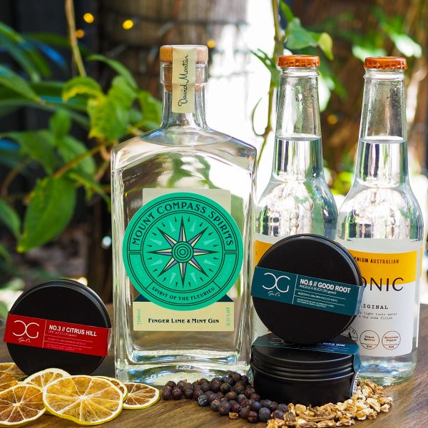 Mount Compass Finger Lime & Mint Gin – Gift Box