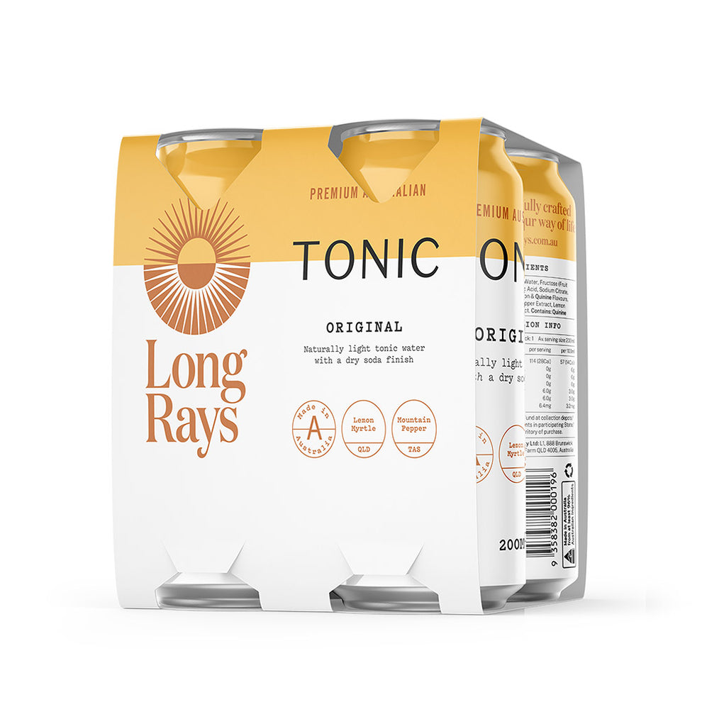 Long Rays Australian Native Tonic (4x 200ml) – CG Gin Co. - Online Gin Shop