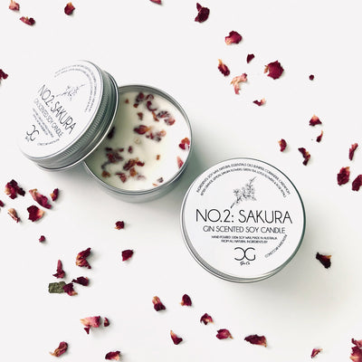 No. 02 – Sakura (Gin Scented Candle) – Travel Pack